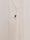 SWAYING 25 Spring/Summer Silk Wool Backless Dress SW-SW25SS2L04C1-BAI White